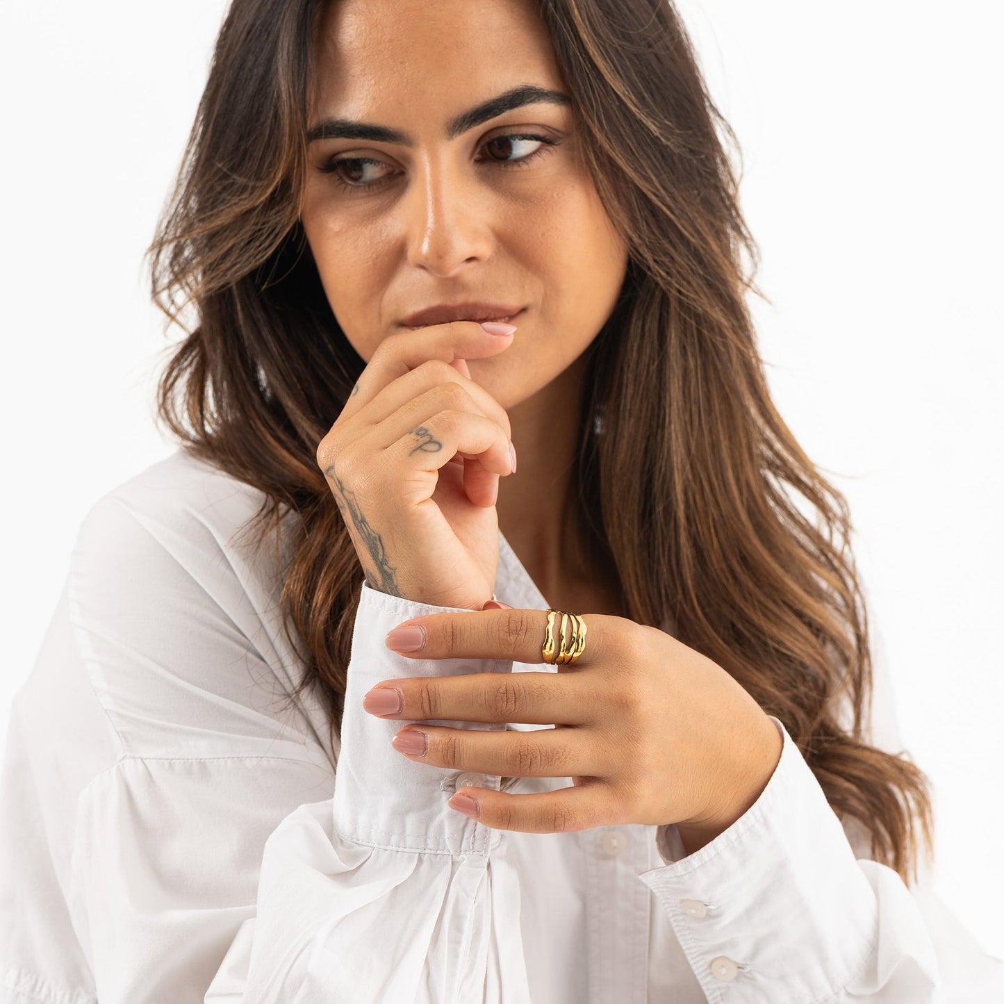Amira Geometric Ring (free-size)