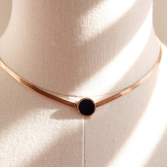 La Belle Herringbone Necklace