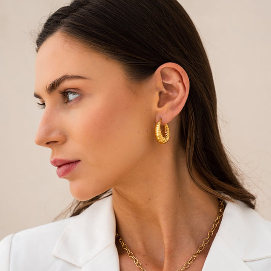 Croissant Earring